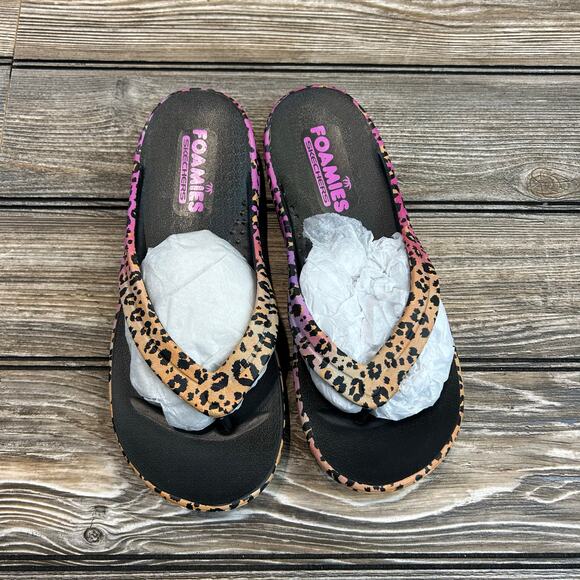 Skechers Foamies Bay Breeze Wild Kitten Sandals Size 6 - Picture 5 of 5